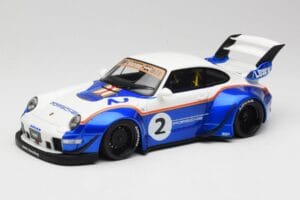 Porsche 911 993 RWB X Liberty Walk Biały Z Niebieskim GT Spirit 1:18 GT530 Żywica