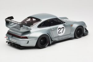 Porsche 911 993 RWB Yuiitsumuni Srebrny GT Spirit 1:18 GT522 Żywica — zdjęcie 2 z 6