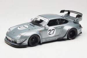 Porsche 911 993 RWB Yuiitsumuni Srebrny GT Spirit 1:18 GT522 Żywica