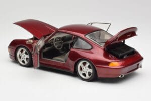 Porsche 911 993 Turbo Arena Czerwony Metaliczny UT Models 1:18 27811 Metal — zdjęcie 5 z 8
