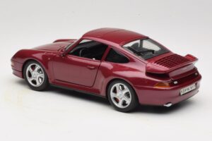 Porsche 911 993 Turbo Czerwony Anson 1:18 30320-W Metal — zdjęcie 7 z 8