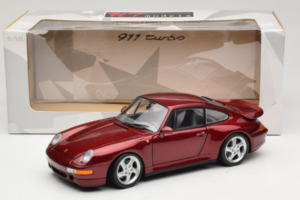 Porsche 911 993 Turbo Red Metallic UT Models 1:18 180066070 Metal — zdjęcie 8 z 8
