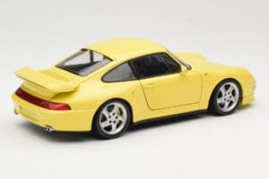 Porsche 911 993 Turbo S Żółty UT Models 1:18 27836 Metal — zdjęcie 3 z 8