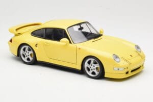 Porsche 911 993 Turbo S Żółty UT Models 1:18 27836 Metal — zdjęcie 6 z 8
