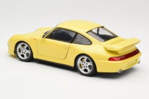 Porsche 911 993 Turbo S Żółty UT Models 1:18 27836 Metal — zdjęcie 7 z 8