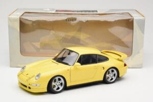 Porsche 911 993 Turbo S Żółty UT Models 1:18 27836 Metal — zdjęcie 8 z 8