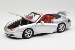 Porsche 911 996 Kabriolet Srebrny Gate 1:18 1052 Metal — zdjęcie 2 z 8