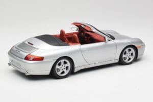 Porsche 911 996 Kabriolet Srebrny Gate 1:18 1052 Metal — zdjęcie 3 z 8