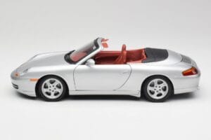 Porsche 911 996 Kabriolet Srebrny Gate 1:18 1052 Metal — zdjęcie 4 z 8