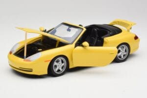 Porsche 911 996 Kabriolet Speed Żółty UT Models 1:18 27906 Metal — zdjęcie 2 z 8