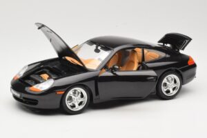 Porsche 911 996 Carrera Czarny Bburago 1:18 3385-M2 Metal — zdjęcie 2 z 8