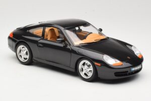 Porsche 911 996 Carrera Czarny Bburago 1:18 3385-M2 Metal — zdjęcie 6 z 8