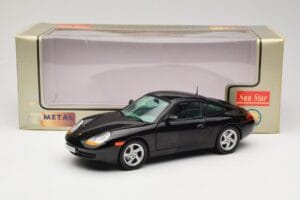 Porsche 911 996 Carrera Czarny Sun Star 1:18 1202 Metal — zdjęcie 8 z 8