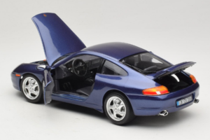 Porsche 911 996 Carrera Niebieski Bburago 1:18 WAP02100897 Metal — zdjęcie 5 z 8