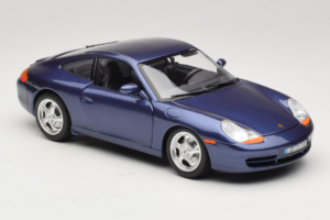 Porsche 911 996 Carrera Niebieski Bburago 1:18 WAP02100897 Metal — zdjęcie 6 z 8