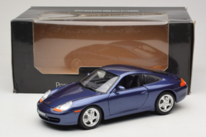 Porsche 911 996 Carrera Niebieski Bburago 1:18 WAP02100897 Metal — zdjęcie 8 z 8