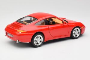 Porsche 911 996 Carrera Czerwony Bburago 1:18 3385 Metal — zdjęcie 3 z 8