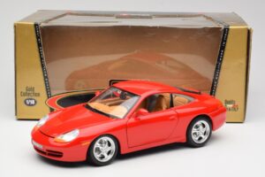 Porsche 911 996 Carrera Czerwony Bburago 1:18 3385 Metal — zdjęcie 8 z 8