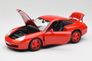 Porsche 911 996 Carrera Czerwony Edycja Limitowana Bburago 1:18 3385-M1 Metal — zdjęcie 2 z 8