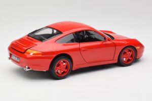 Porsche 911 996 Carrera Czerwony Edycja Limitowana Bburago 1:18 3385-M1 Metal — zdjęcie 3 z 8