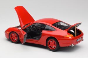 Porsche 911 996 Carrera Czerwony Edycja Limitowana Bburago 1:18 3385-M1 Metal — zdjęcie 5 z 8