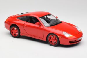 Porsche 911 996 Carrera Czerwony Edycja Limitowana Bburago 1:18 3385-M1 Metal — zdjęcie 6 z 8