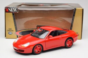 Porsche 911 996 Carrera Czerwony Edycja Limitowana Bburago 1:18 3385-M1 Metal — zdjęcie 8 z 8