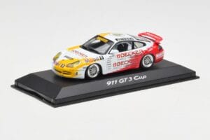 Porsche 911 996 GT3 Cup #1 M. Becker Carrera Cup 2003 Minichamps 1:43 WAP02007210 Metal — zdjęcie 2 z 4