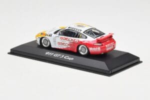Porsche 911 996 GT3 Cup #1 M. Becker Carrera Cup 2003 Minichamps 1:43 WAP02007210 Metal — zdjęcie 3 z 4