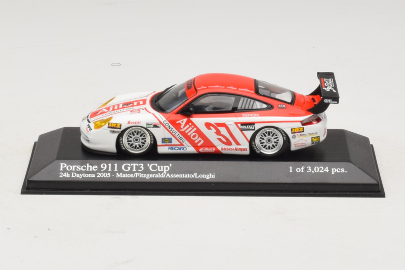 Porsche 911 996 GT3 Cup #37 Matos / Fitzgerald Rolex 24 at Daytona 2005 Minichamps 1:43 400056237 Metal