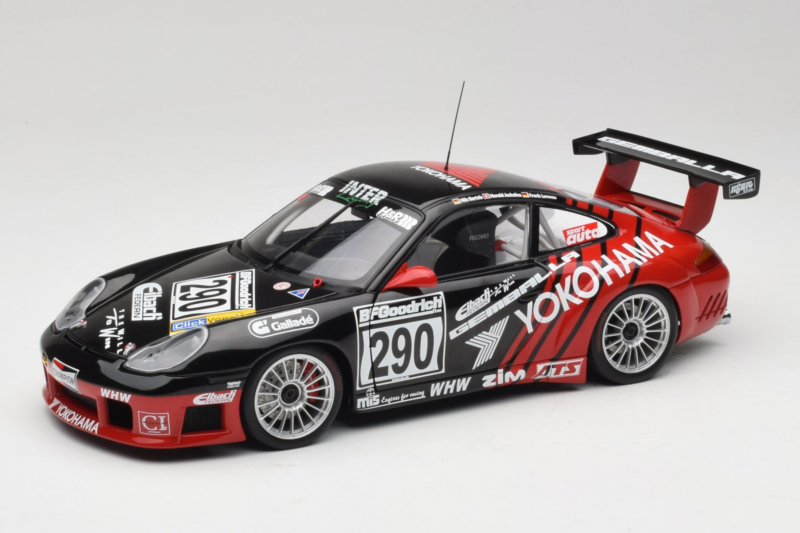 Porsche 911 996 GT3 RS #290 N. Bartels / H. Jacksties / F. Lorenzo Yokohama 24 Hours of Nurburgring 2003 AUTOart 1:18 80372 M