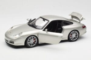 Porsche 911 996 GT3 Srebrny Hot Wheels 1:18 C2590 Metal — zdjęcie 2 z 8