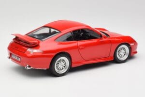 Porsche 911 996 GT3 Strasse Czerwony Bburago 1:18 30395 Metal — zdjęcie 3 z 8