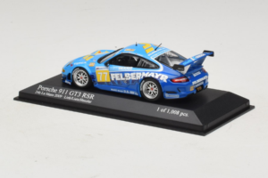 Porsche 911 GT3 R #77 M. Lieb / R. Lietz / W. Henzler 24 Hours of Le Mans 2009 Minichamps 1:43 400096977 Metal — zdjęcie 3 z 5