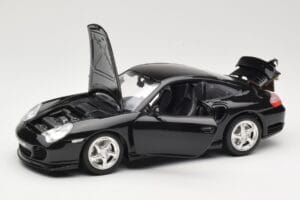 Porsche 911 996 Turbo Czarny Bburago 1:18 3367 Metal — zdjęcie 2 z 8