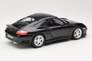 Porsche 911 996 Turbo Czarny Bburago 1:18 3367 Metal — zdjęcie 3 z 8