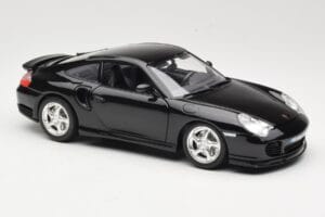 Porsche 911 996 Turbo Czarny Bburago 1:18 3367 Metal — zdjęcie 6 z 8