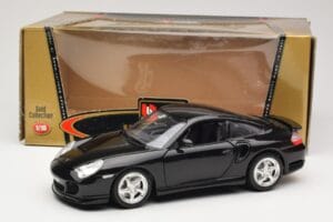 Porsche 911 996 Turbo Czarny Bburago 1:18 3367 Metal — zdjęcie 8 z 8