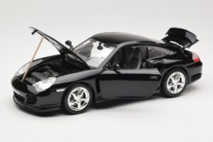 Porsche 911 996 Turbo Czarny Bburago 1:18 18-12030 Metal — zdjęcie 2 z 8
