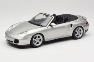 Porsche 911 996 Turbo Kabriolet Srebrny Maisto 1:18 31660 Metal