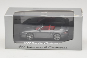 Porsche 911 997 Turbo Cabriolet Grey Metallic Minichamps 1:43 WAP02015216 Metal — zdjęcie 5 z 5