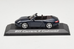 Porsche 911 997 Carrera 4 Kabriolet Ciemnoniebieski Minichamps 1:43 WAP02015216-P1 Metal