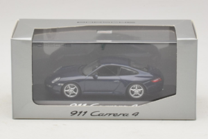 Porsche 911 997 Carrera 4 Dark Blue Metallic Minichamps 1:43 WAP02010016 Metal — zdjęcie 3 z 3