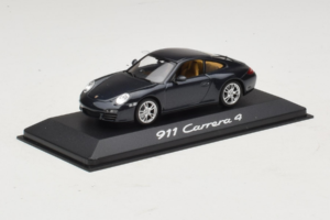 Porsche 911 997 Carrera 4 Dark Blue Metallic Minichamps 1:43 WAP02001518 Metal — zdjęcie 2 z 4