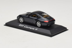 Porsche 911 997 Carrera 4 Dark Blue Metallic Minichamps 1:43 WAP02001518 Metal — zdjęcie 3 z 4