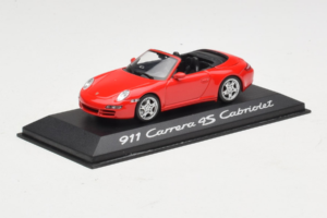 Porsche 911 997 Carrera 4S Kabriolet Czerwony Minichamps 1:43 WAP02015316 Metal — zdjęcie 2 z 5