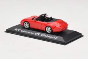 Porsche 911 997 Carrera 4S Kabriolet Czerwony Minichamps 1:43 WAP02015316 Metal — zdjęcie 3 z 5
