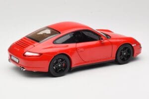 Porsche 911 997 Carrera 4S Czerwony Norev 1:18 187510 Metal — zdjęcie 3 z 8