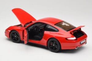 Porsche 911 997 Carrera 4S Czerwony Norev 1:18 187510 Metal — zdjęcie 5 z 8