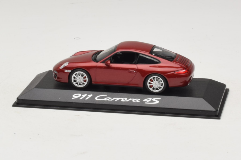 Porsche 911 997 Carrera 4S Czerwony Minichamps 1:43 WAP02001718 Metal